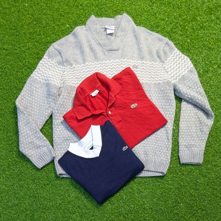 6830 - Suéteres Lacoste e camisetas de meia manga