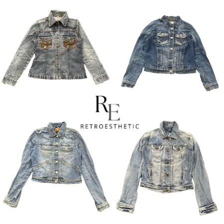 Y2K Paris Hilton Girl Denim Jacket RE-3752