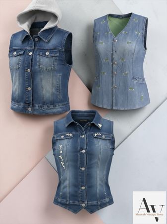DENIM VEST IN BULK