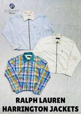 Upcycled Ralph Lauren Polo Harrington Jackets - EVR0672