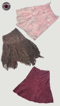 Y2k boho skirts WR2095