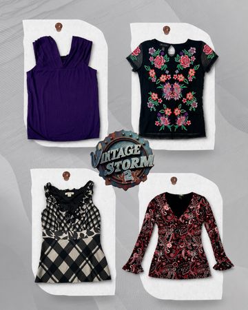 Y2K Grunge Blouse