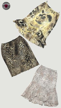 Y2k Animal print skirts WR2100