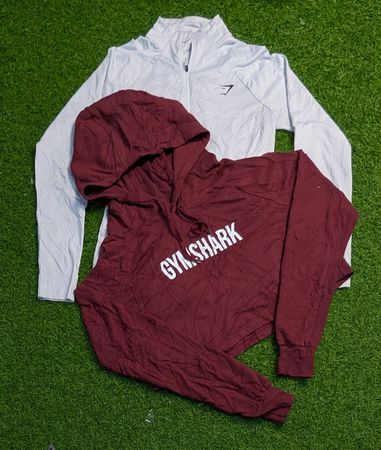 7016 - Gymshark Crop Hoodie, crop ¼ zip, Crop Sweatshirt, liner Jacket