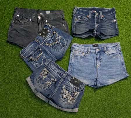 7018 - Miss me, True Religion Upcycled Shorts