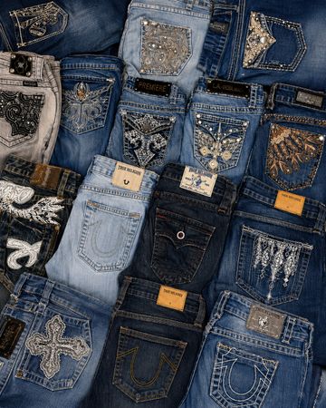 Y2K Embellished Bootcut
