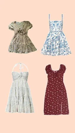 Y2K Floral Dresses - (25/08)