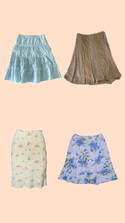 Y2K Floral Skirts - (28/05)