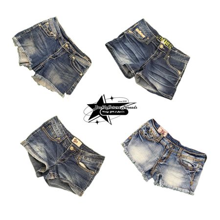 Y2k NYC IT GIRL DENIM SHORT B2F-201