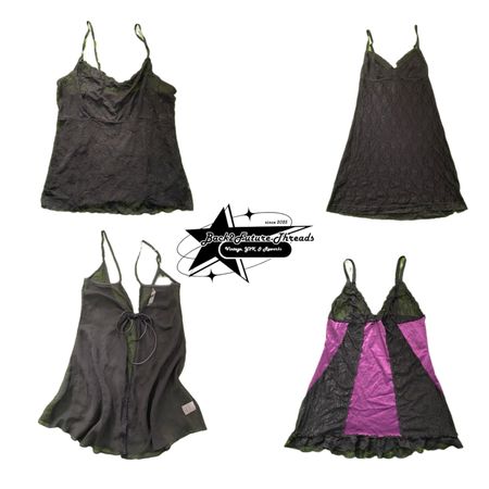 Y2k Gothic Vibe Girl Cami Top B2F-210