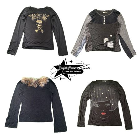 Y2k Nature Vibe Girl Full Sleeve Top B2F-209
