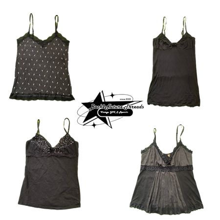 Y2k Gothic Vibe Girl Cami Top B2F-192