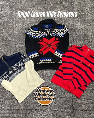 🔴 Ralph Lauren Kids Quarter Zipper Sweaters - (30/09)