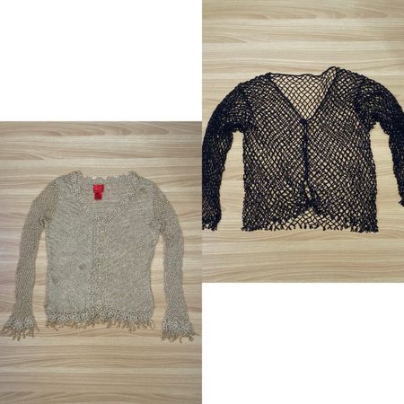 Crochet Open Knit Mesh Sweaters