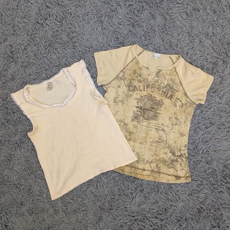 ***Y2K Printed Baby Tees – Trendy Printed Top Mix