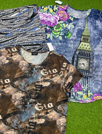 Printed Net Blouse (IR 271)