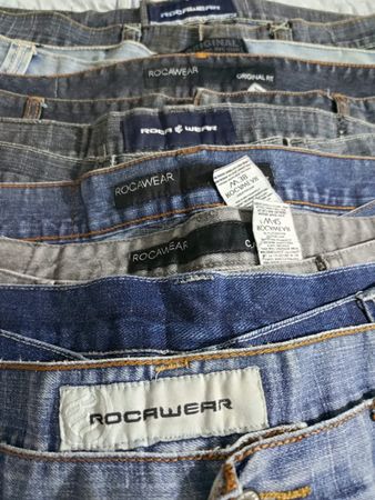 ROCKAWEAR MEN WEAR HIP-HOP JEANS ( A 203)