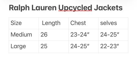 Ralph Lauren Upcycled Jackets #020926