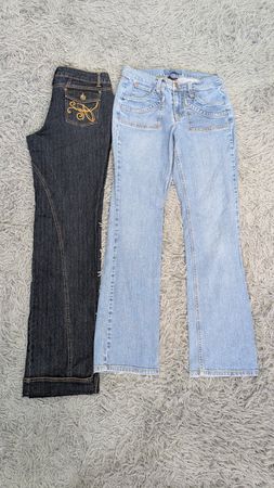 **Y2K Embroidered Denim – Flared Leg Fashion Collection