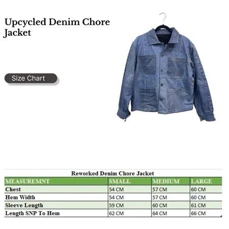 Upcycled Denim Chore Jacket