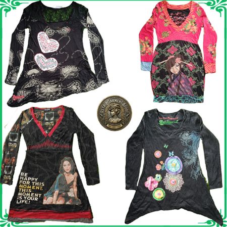 Y2K Desigual Long Dresses Bundle
Retro Art Print Maxi Fits - Lot A40