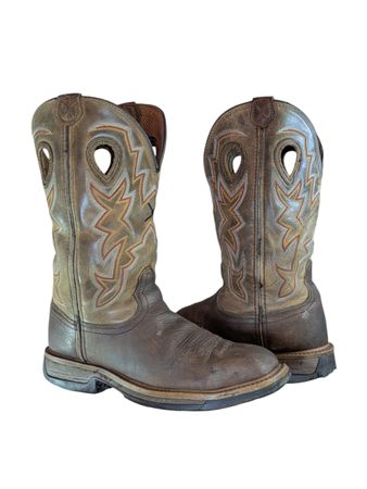 Op vintage 302 Branded Steel toe boots