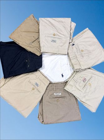 🔔Premium 🎉Ralph Lauren calça de algodão