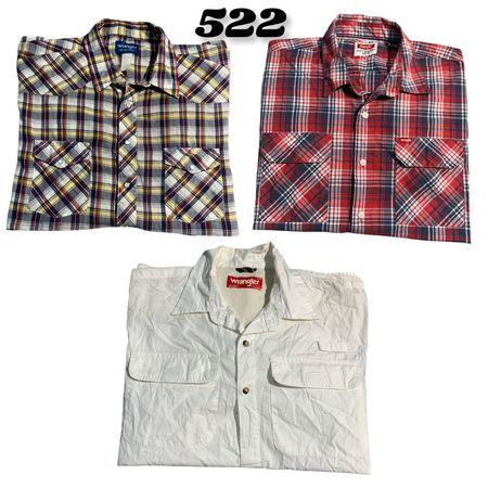 Wrangler Men button Up shirts (Brand) wrangler #522.