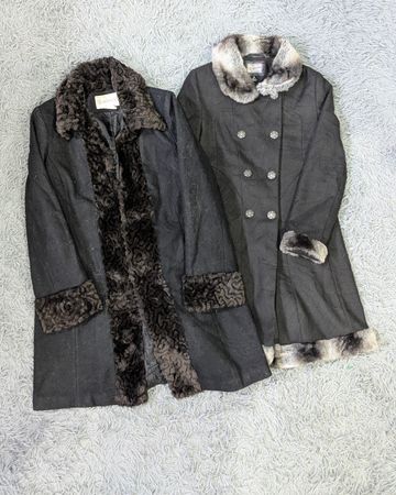 ***Manteaux Trench en Laine Y2K – Mélange de Mode Rétro des Années 2000