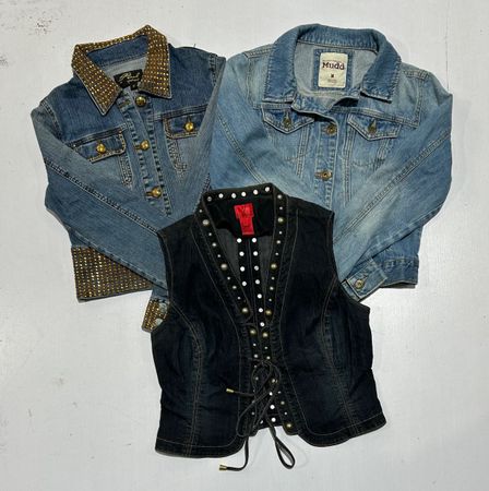 Y2k Denim Jacket (1349)