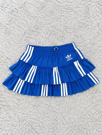 Upcycled Adidas Ruffle Min Skirts