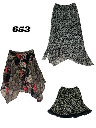 Jupe en poly Y2k (marque) dana buchnan, N.I.C, etc. 653