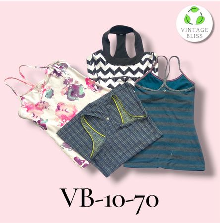 Lululemon Tank Top Wholesale Bundle – Assorted Styles (VB-10-70) 14 piece
