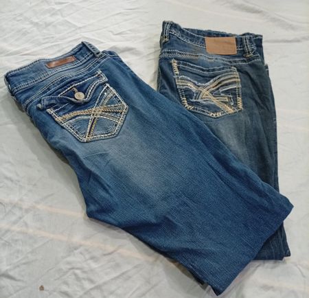 CR10952 Y2K Flare Jeans