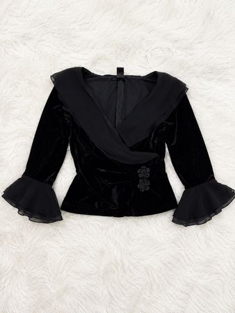 Blouses à manches longues Y2K