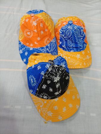 CR10715 Upcycled Bandana Caps