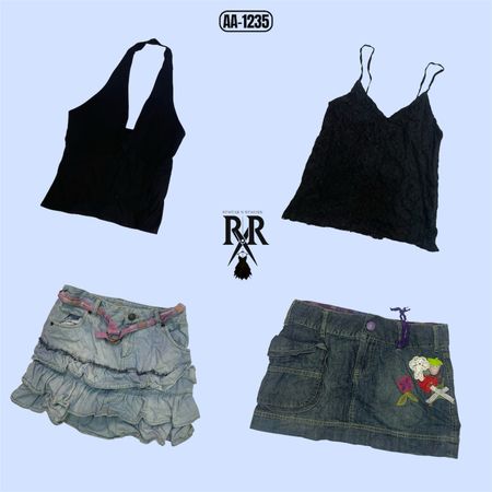 Y2K Black Gothic Mix and Match (AA-1235)
