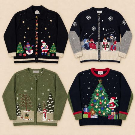 Pulls de Noël classiques Y2k