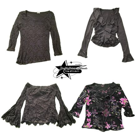 Y2k Gothic Vibe Girl Full Sleeve Top B2F-194