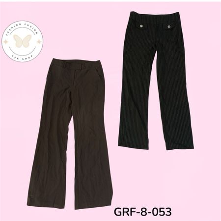 Y2K Polyester Pants | Authentic Vintage Women’s Trousers | Wholesale (GRF-8-053)