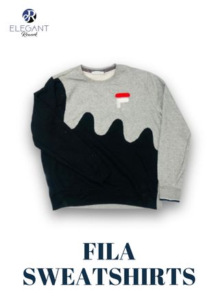 Upcycled Fila Sweatshirts - EVR0273