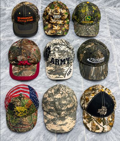 Realtree Camo & Army Caps