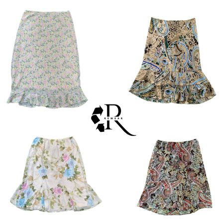 Y2K Unique Girl Poly Midi Rock RW-2520