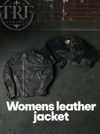 #214 womens leather jacket