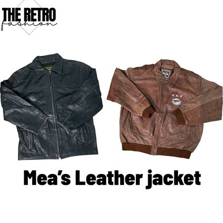 Mens Leather Jacket.     #0296