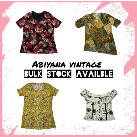 Ensemble de hauts en maille Y2K - Imprimé floral, patchwork, corsets bardés -Av-155