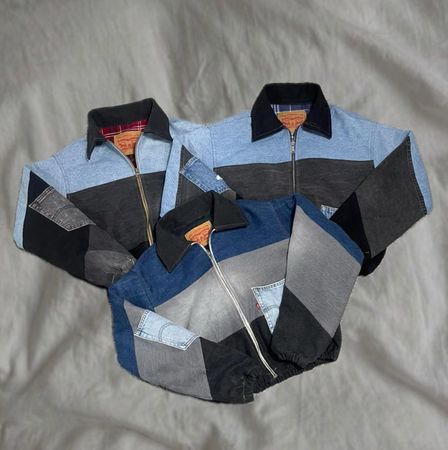 Upcycled Levi’s Crop Jackets