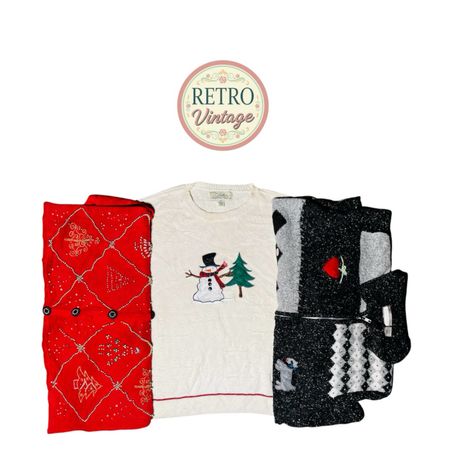Christmas vintage & unique jumper style |E|