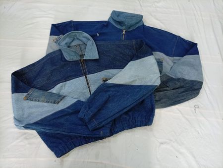 CR11097 Upcycled Levi’s Cropped Jackets