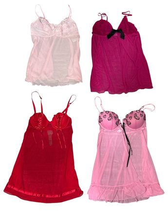 Y2k Pink & Red cute Nighties 13 PCs pv. 09
